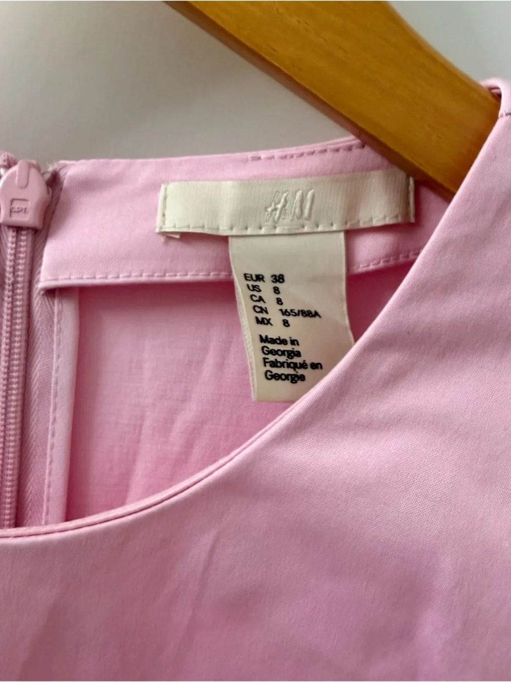 H&M Light Pink Ruffle Sleeve Top - Picture 3 of 3